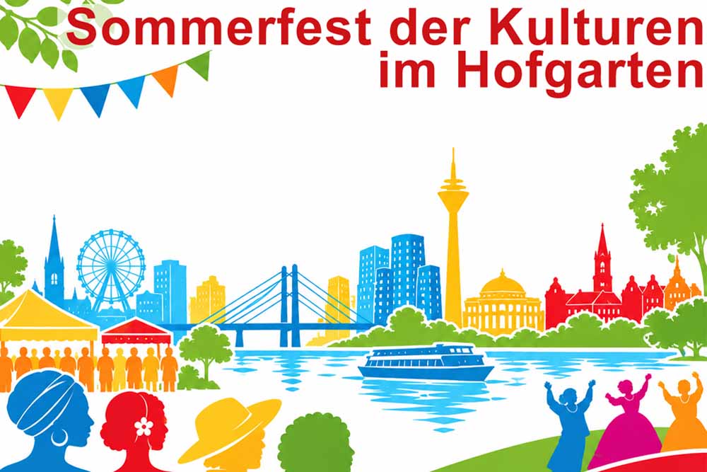 Plakat zum Sommerfest der Kulturen